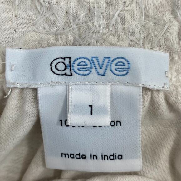 Adam Lippes Adam Plus Eve Cream Swarovski Top Y2K - Picture 10 of 11